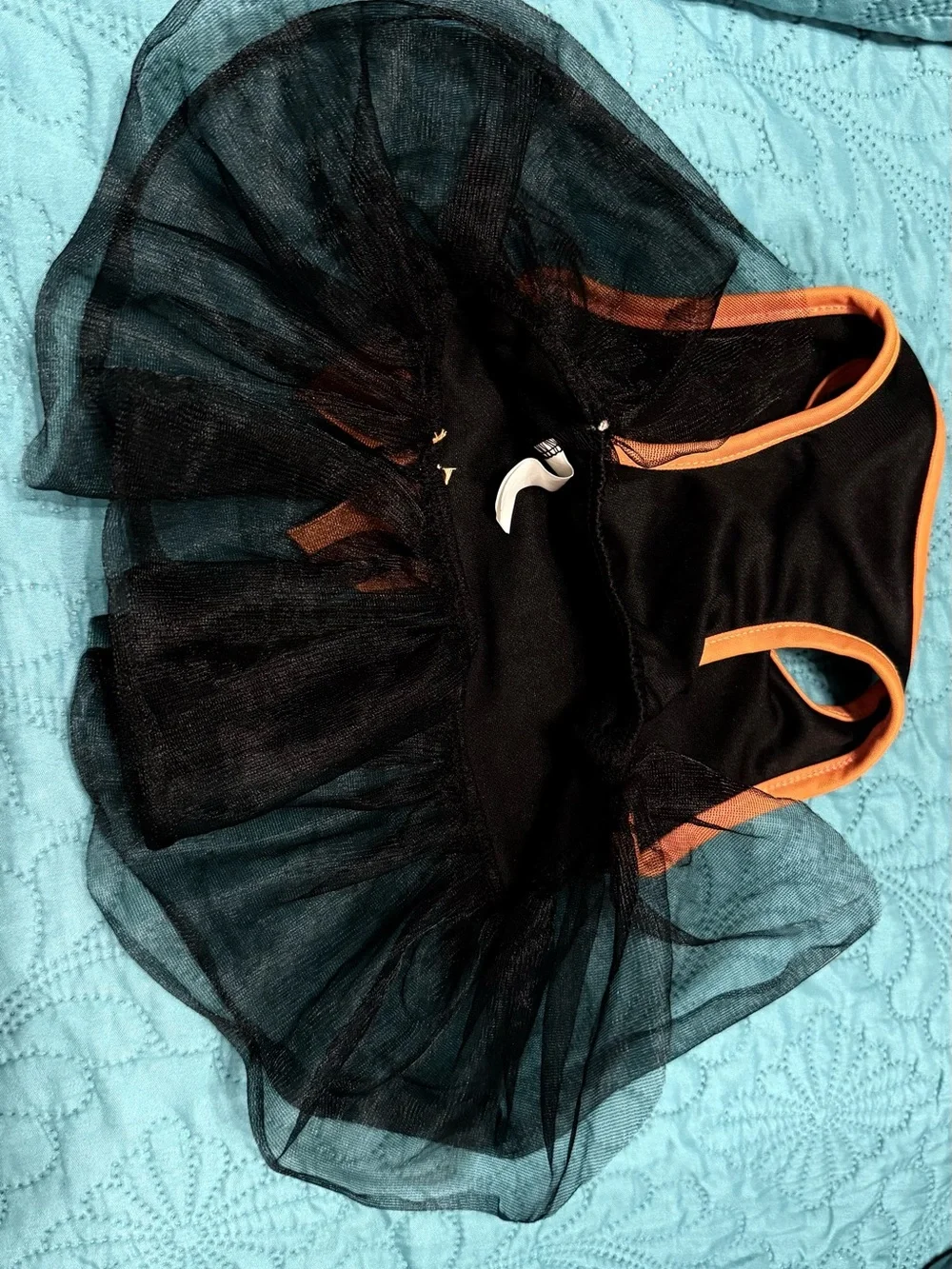 100% That Witch Puppy Costume Dress - Black & Orange